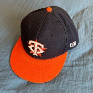 Vintage 90s The Game Pro Houston Astros MLB Fitted Cap Size 7 1/8 Hat